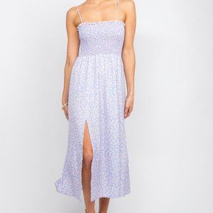 Resa Ashley, size Medium, blue and pink print